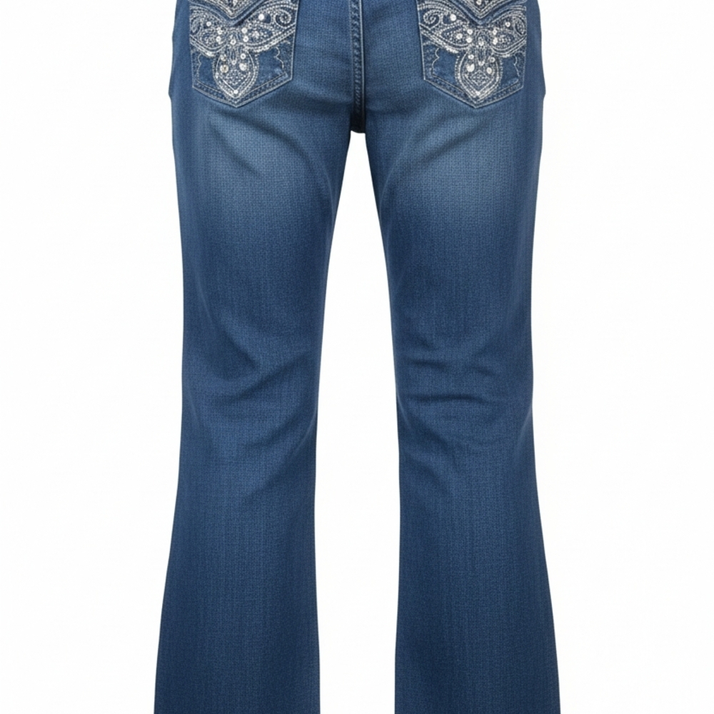 Earl Jeans Dark Blue Flare Denim